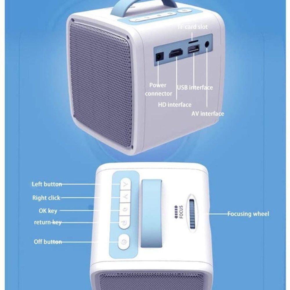 Mini Projector, for Kids LED Video - Picture 4 of 5